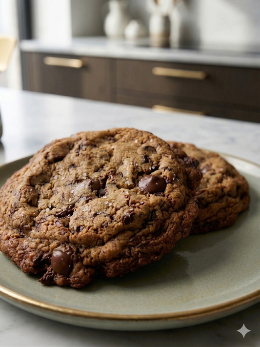 Whole grain baking kit: Rye cookie with chocolate morsels & cacao nib